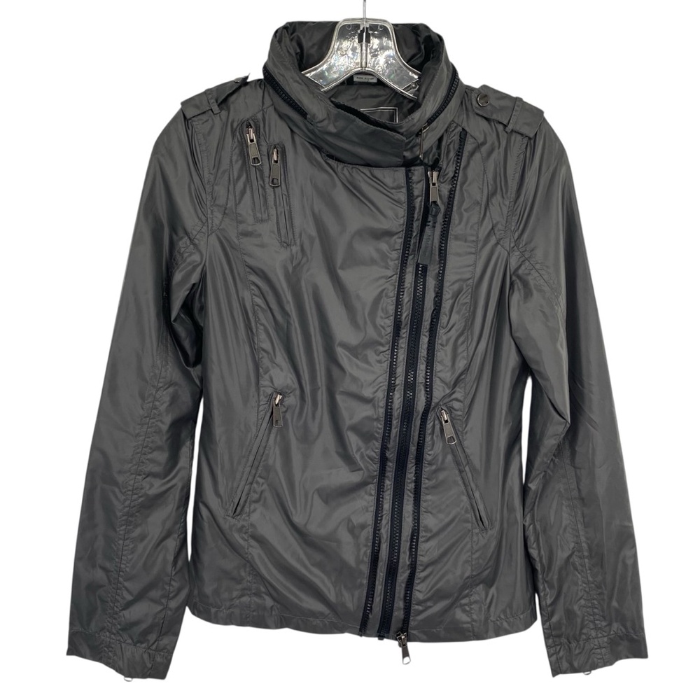 Mackage Women’s Double Zipper Moto Biker Windbreaker Jacket